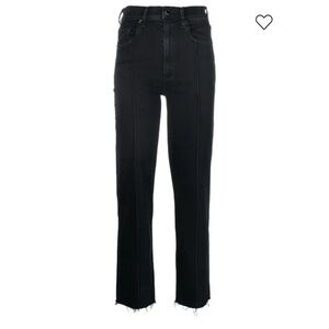 Le Jean Elegant Black Straight Leg Women's Jeans